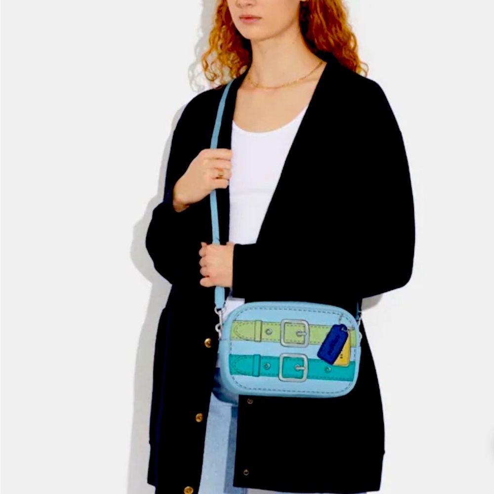 Coach Blue Camera Bag